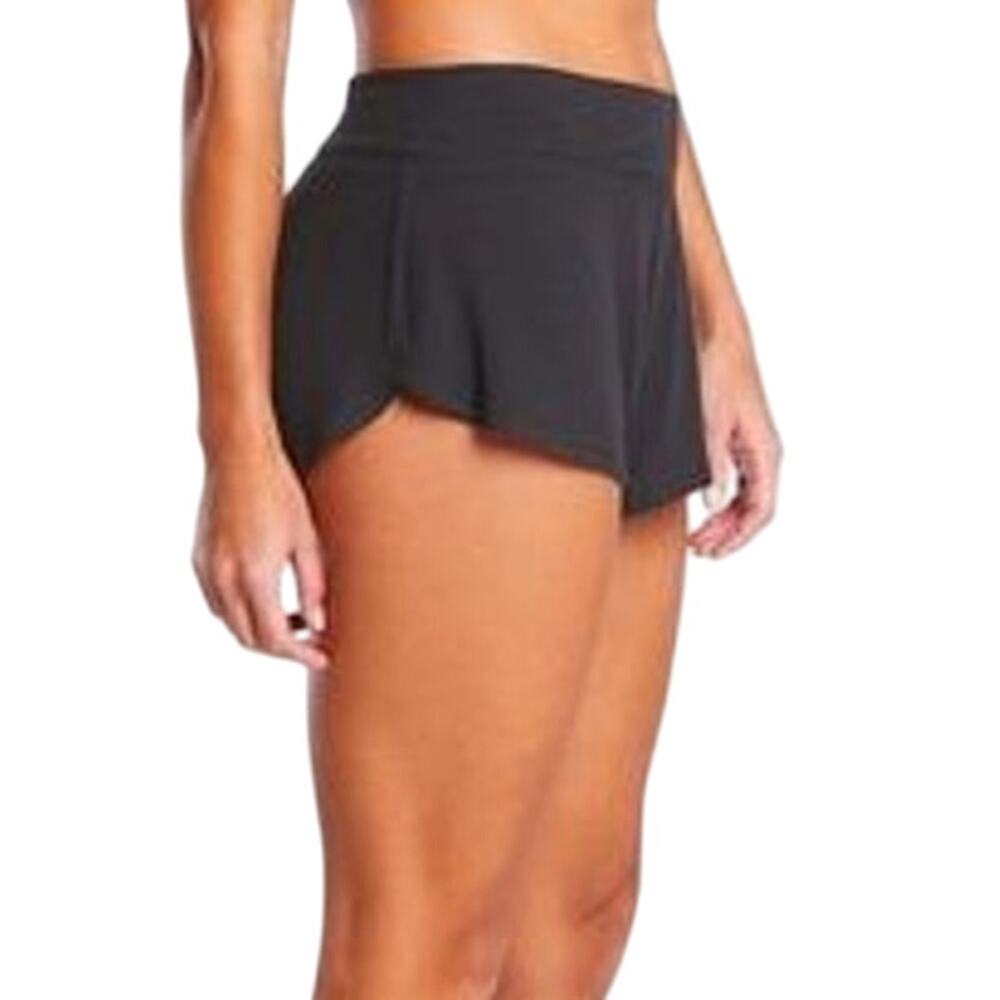 Athleta Well Rested Rib Sleep Short Black Women's Size Medium New With Tags